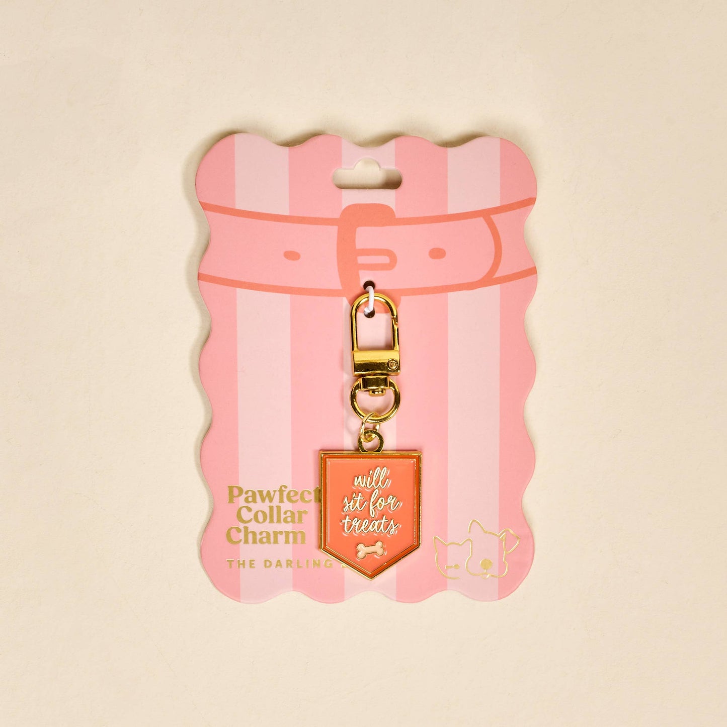 Pawfect Collar Charm–Will Sit for Treats