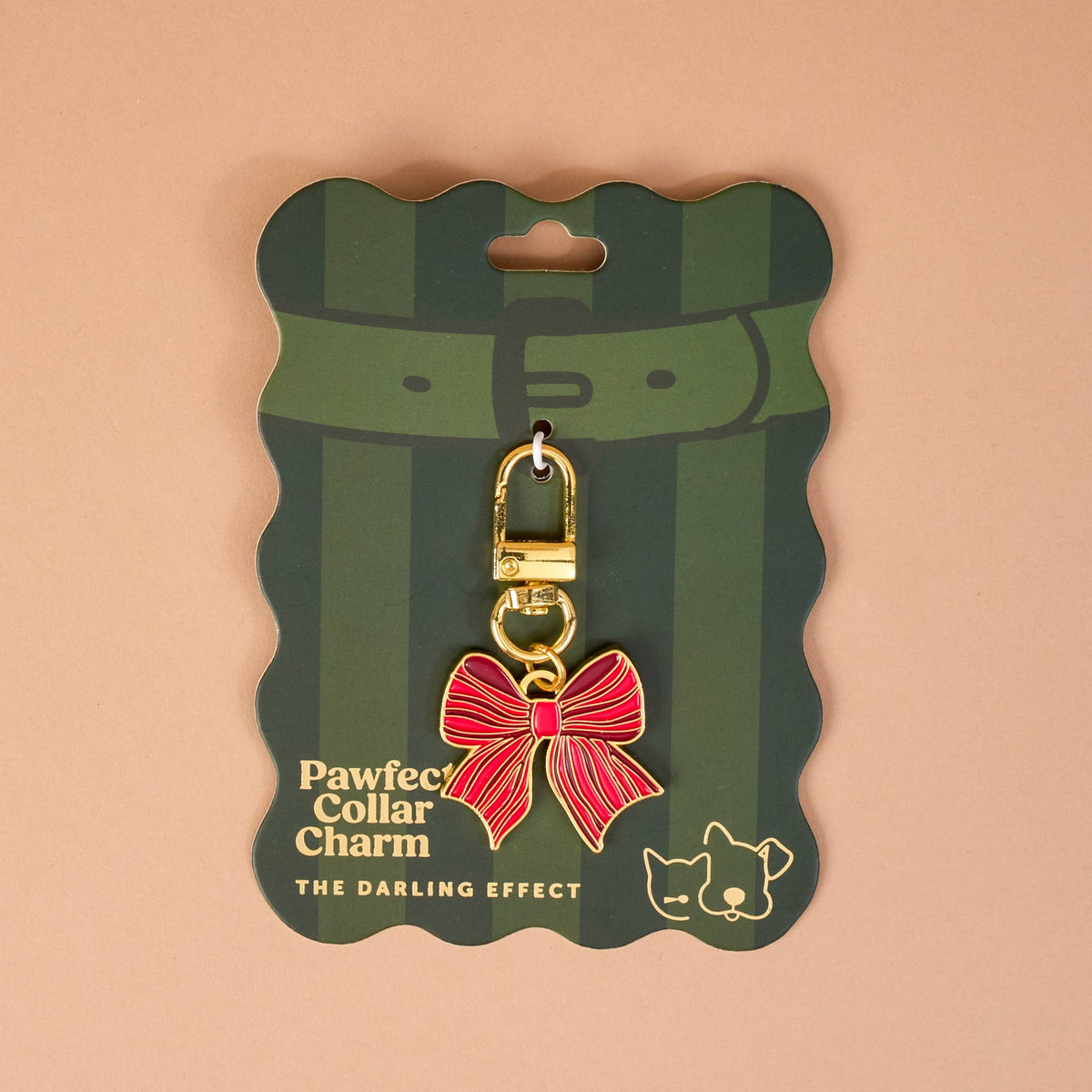Pawfect Collar Charm-Holiday Bow