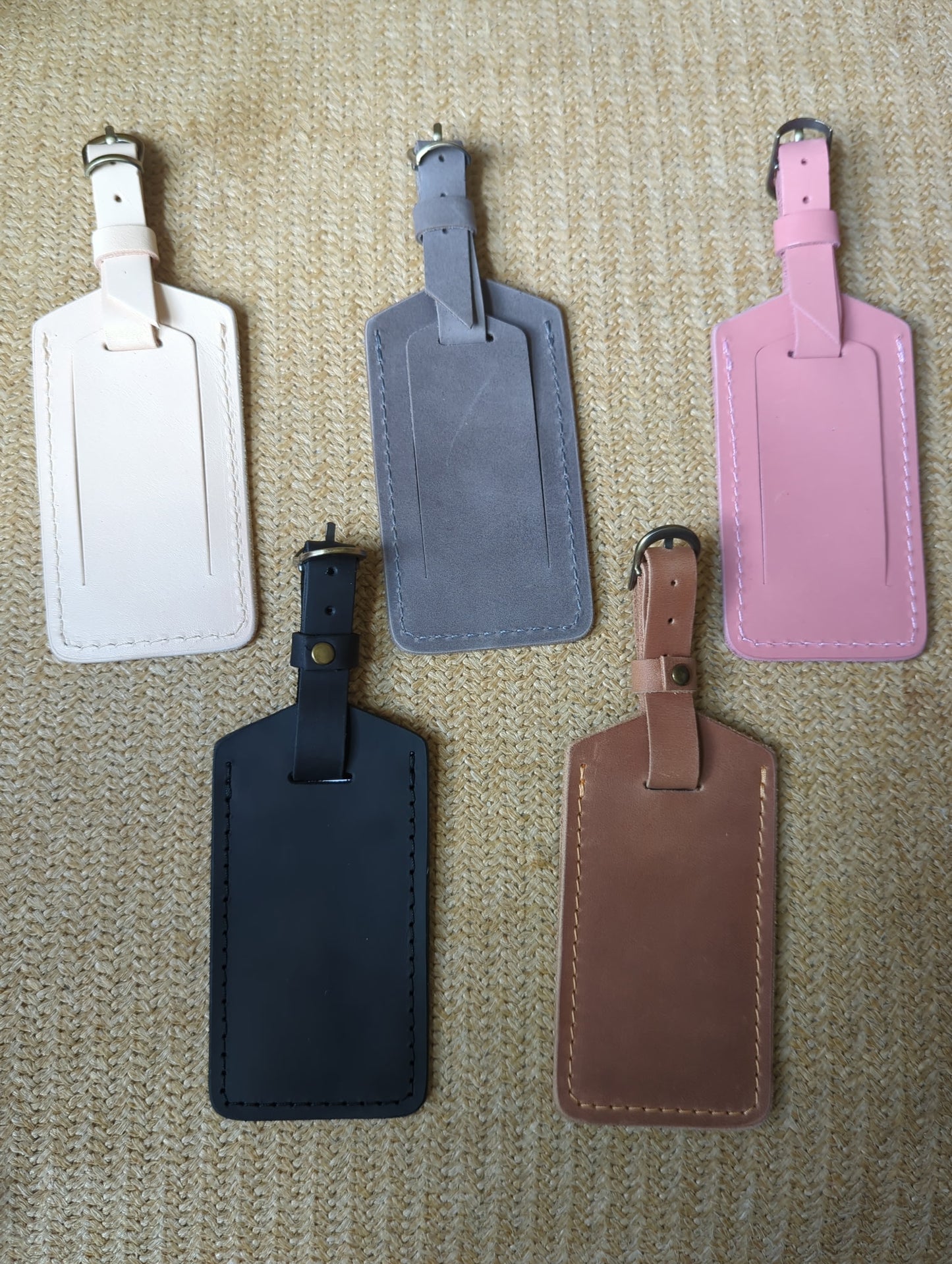 Engraved Portrait Luggage Tag