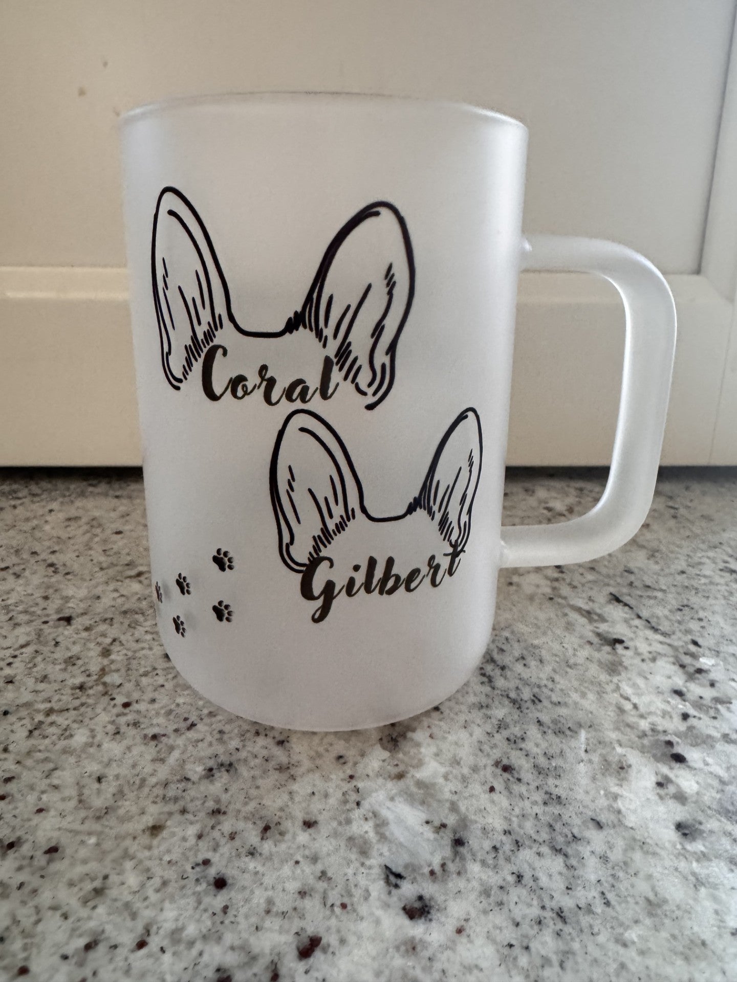 Who Has Ears Glass Mug