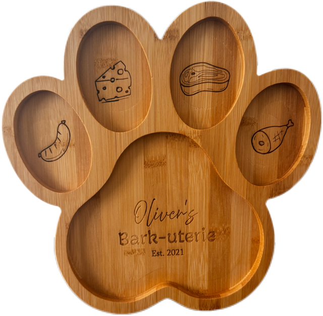 "Essential Food Groups" Barkuterie Board