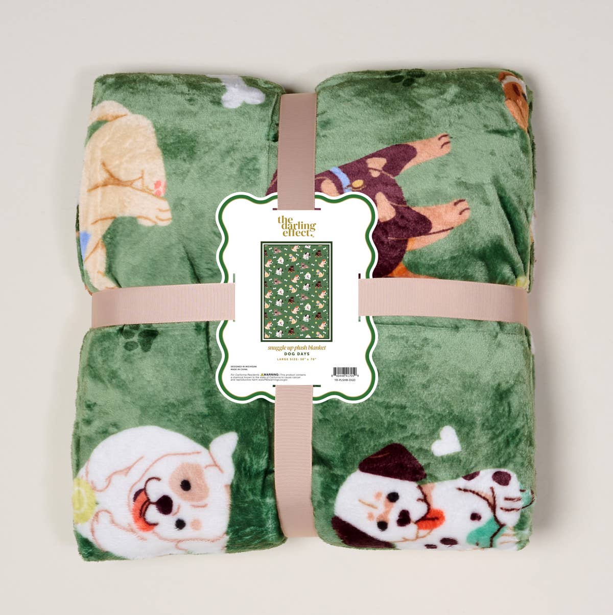 Snuggle Up Plush Blanket–Dog Days