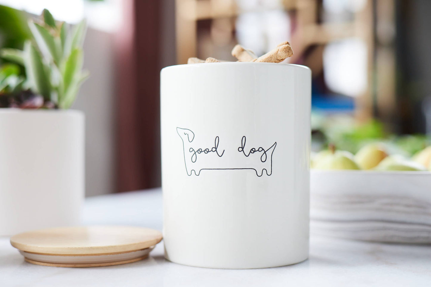Pot à friandises en céramique Good Dog