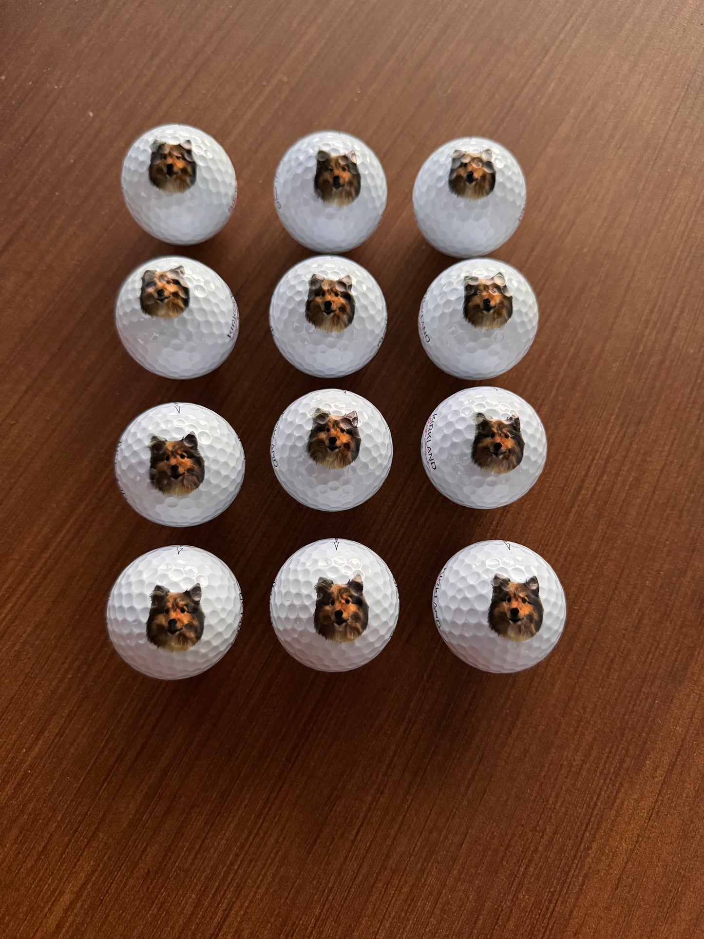 Pet Portrait Golf Balls