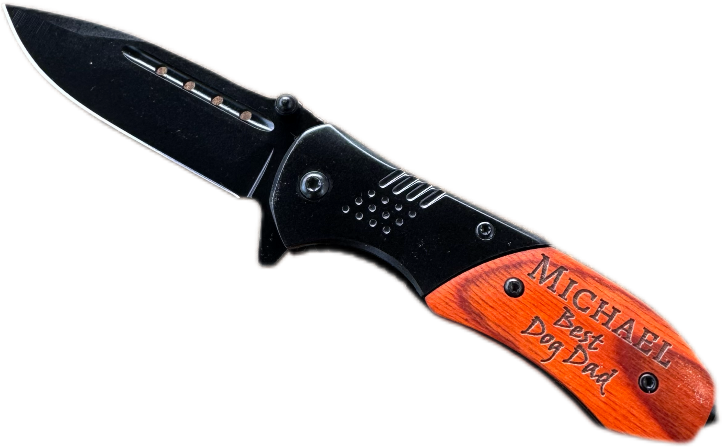 Personalized Best Dog Dad Pocket knife