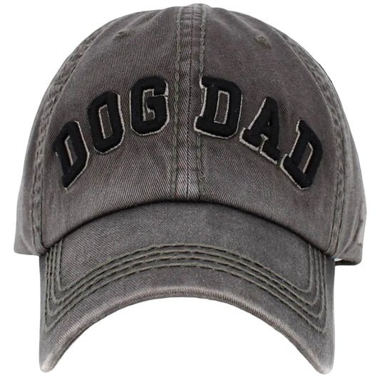 Dog Dad Vintage Baseball Cap