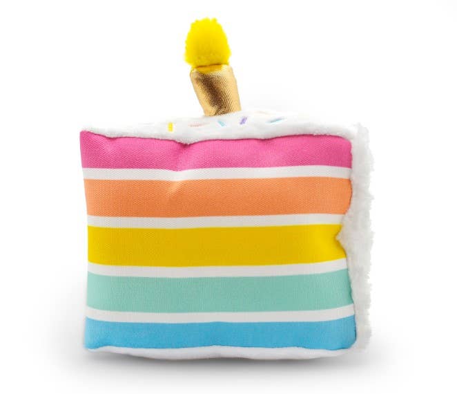 Birthday Cake Plush Dog Toy