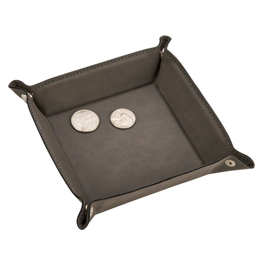 "Dog Dad" Snap Leatherette Valet Tray