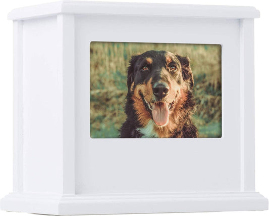 Pet Photo Keepsake Memory Box, Memorial Urn