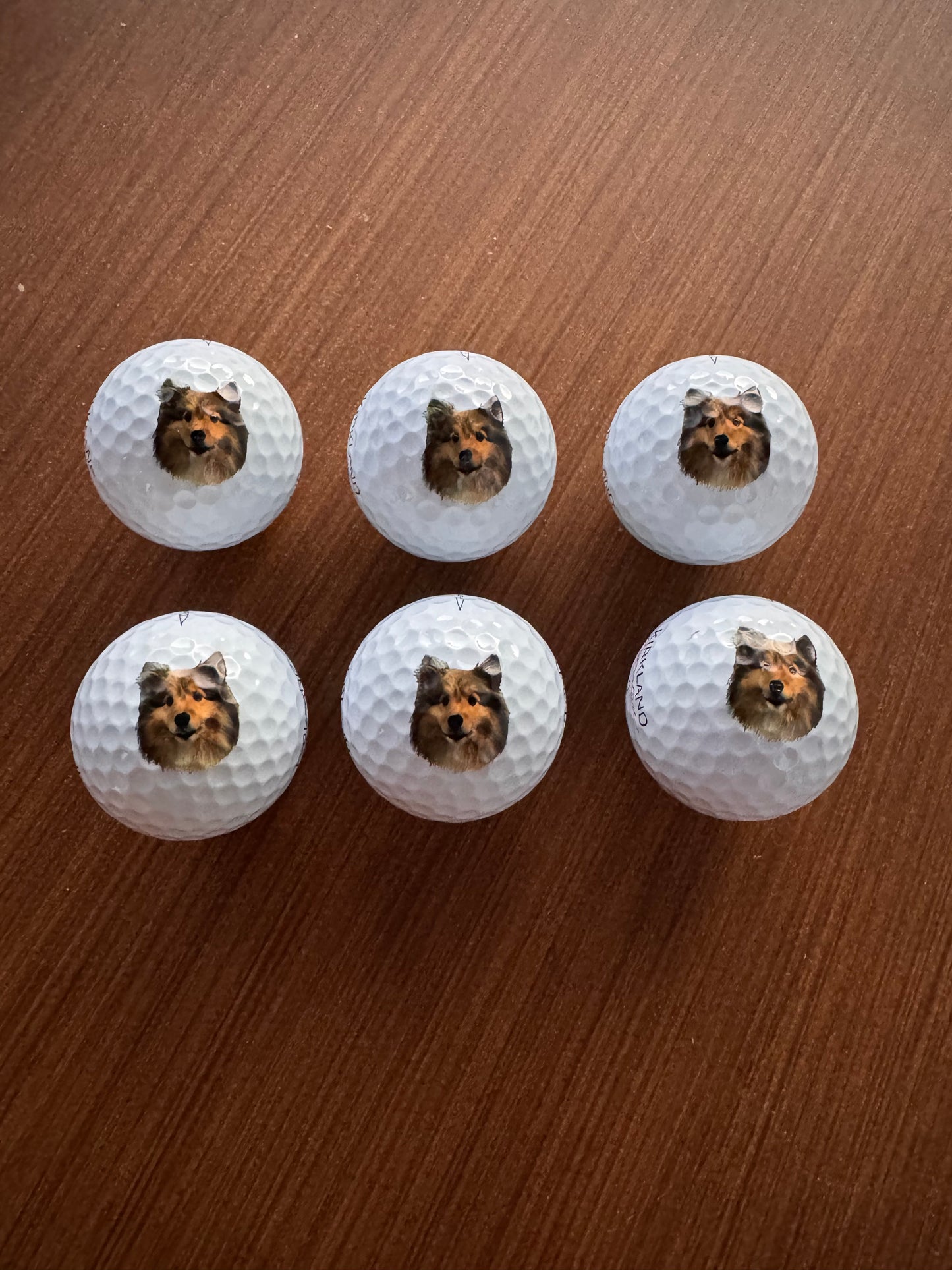 Pet Portrait Golf Balls