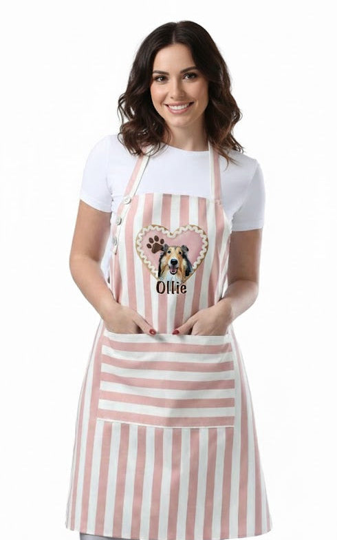 Tablier personnalisé « Pâtisserie avec mon chien »