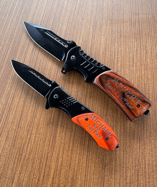 Personalized Best Dog Dad Pocket knife