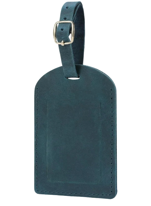 Pet Portrait Leather Luggage Tag