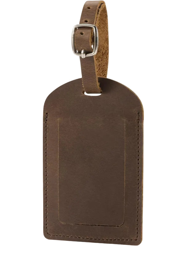 Pet Portrait Leather Luggage Tag