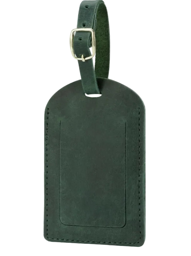 Pet Portrait Leather Luggage Tag