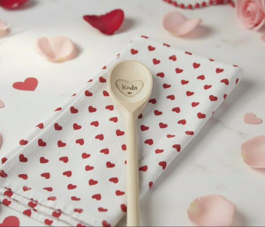 Cuillère à mélanger personnalisée - Cœur