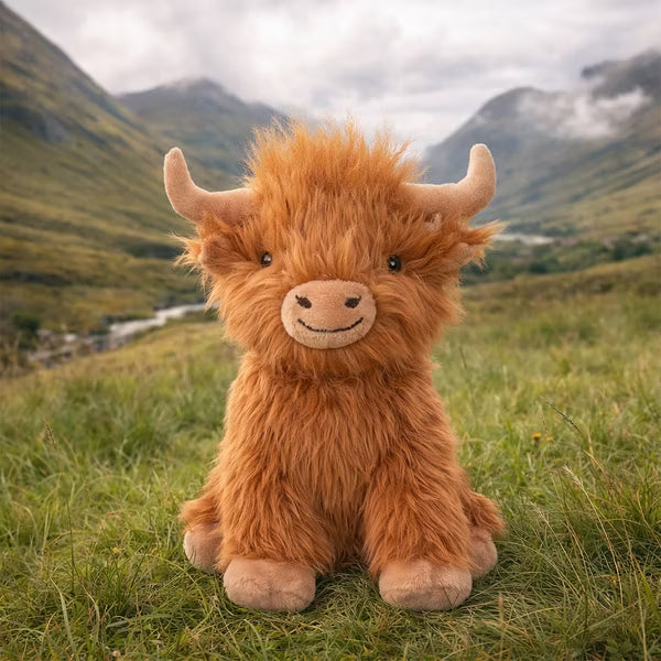 Highland Cow Dog Toy