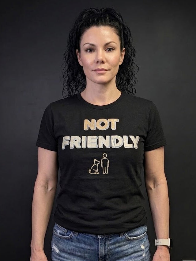 “Not Friendly” Premium Women’s Tee