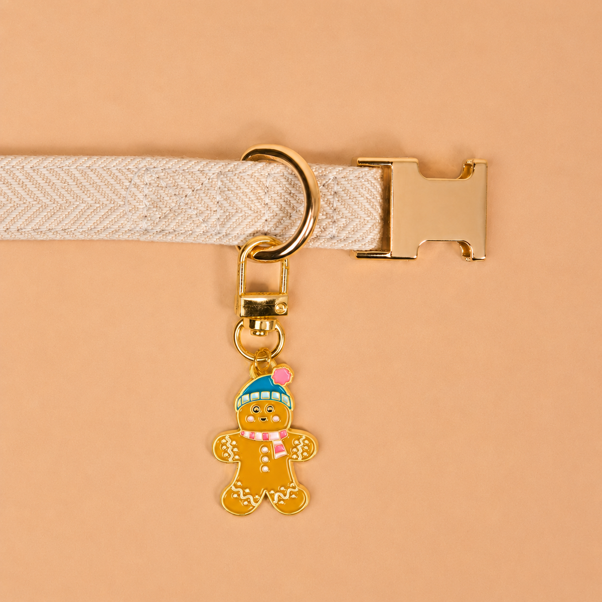 Pawfect Collar Charm-Gingerbread