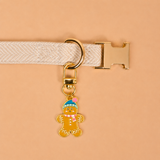 Pawfect Collar Charm-Gingerbread