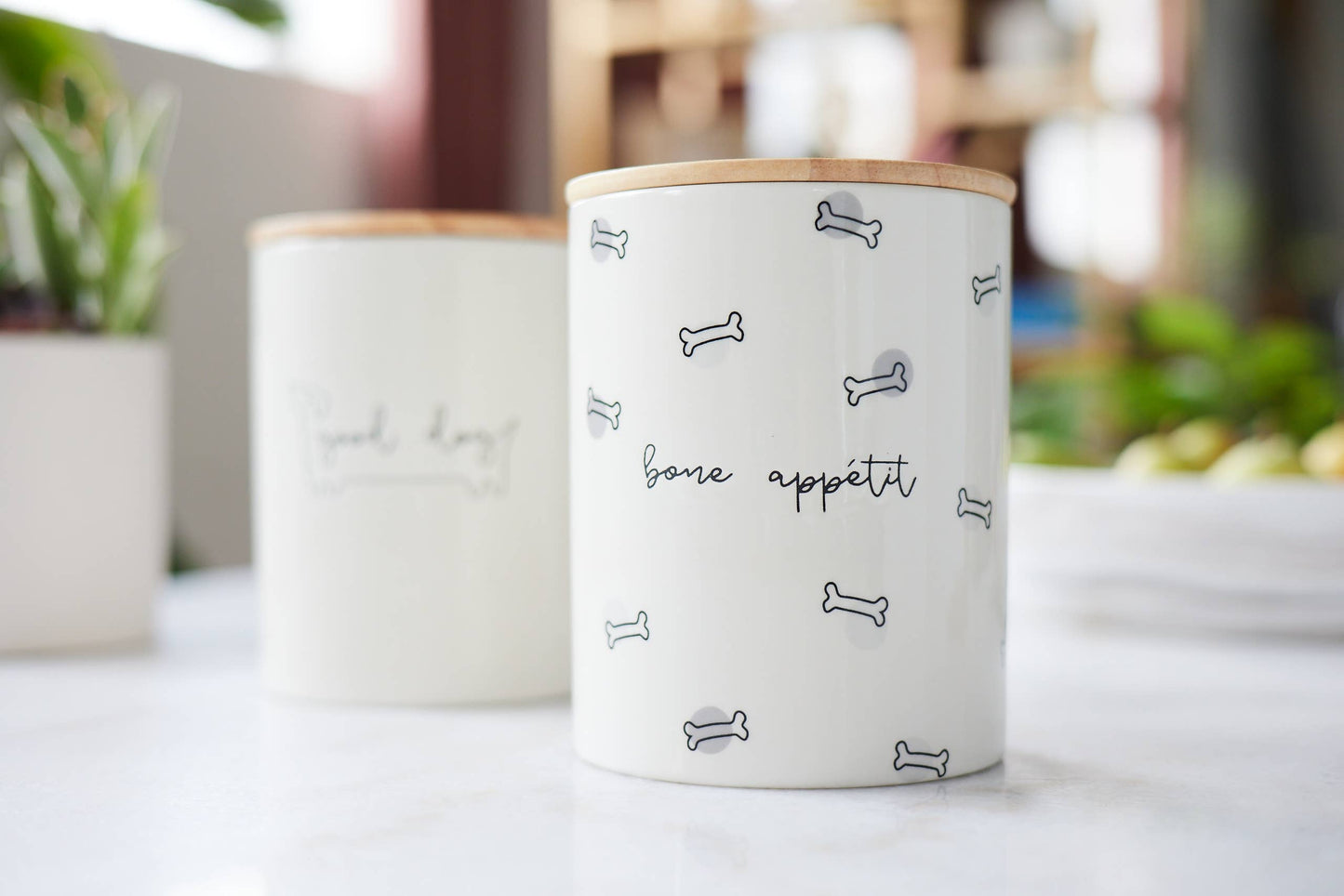 Bone Appetit Dog Treat Jar