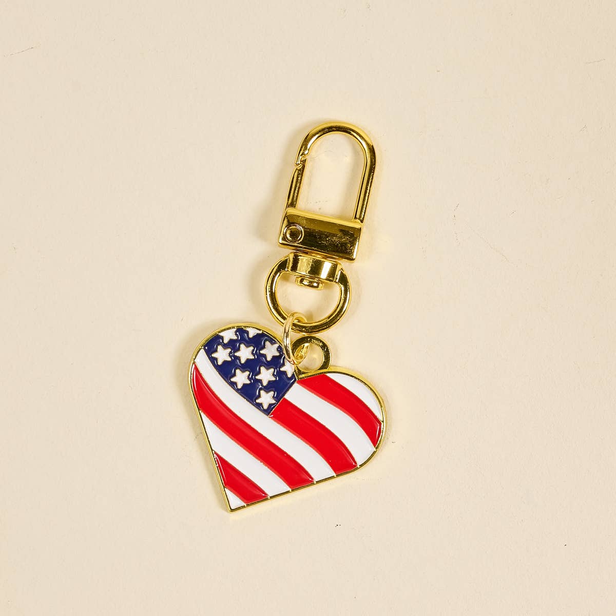 Pawfect Collar Charm–Americana Heart