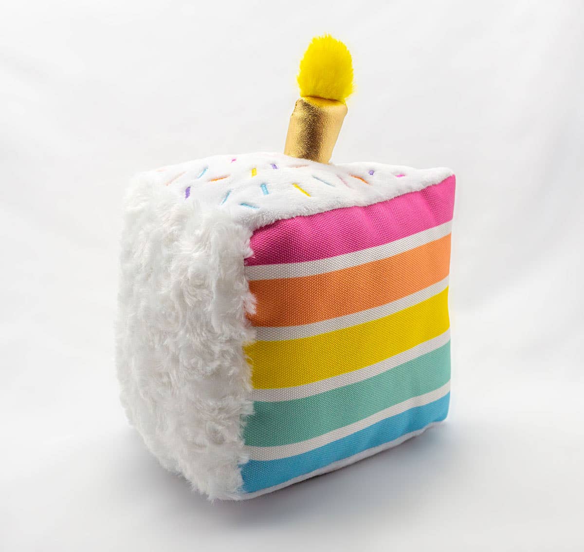 Birthday Cake Plush Dog Toy
