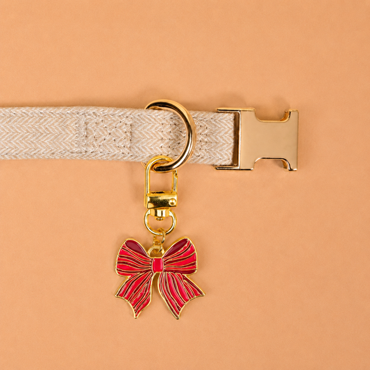 Pawfect Collar Charm-Holiday Bow