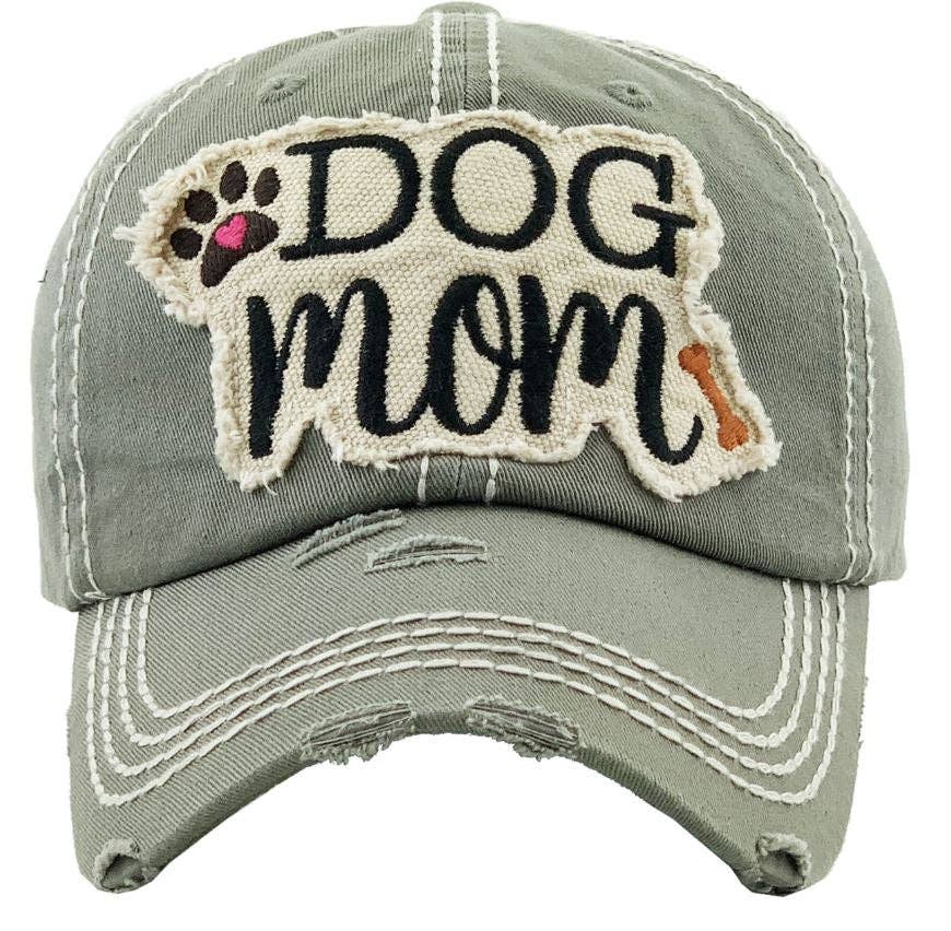 "DOG MOM" Vintage Cap