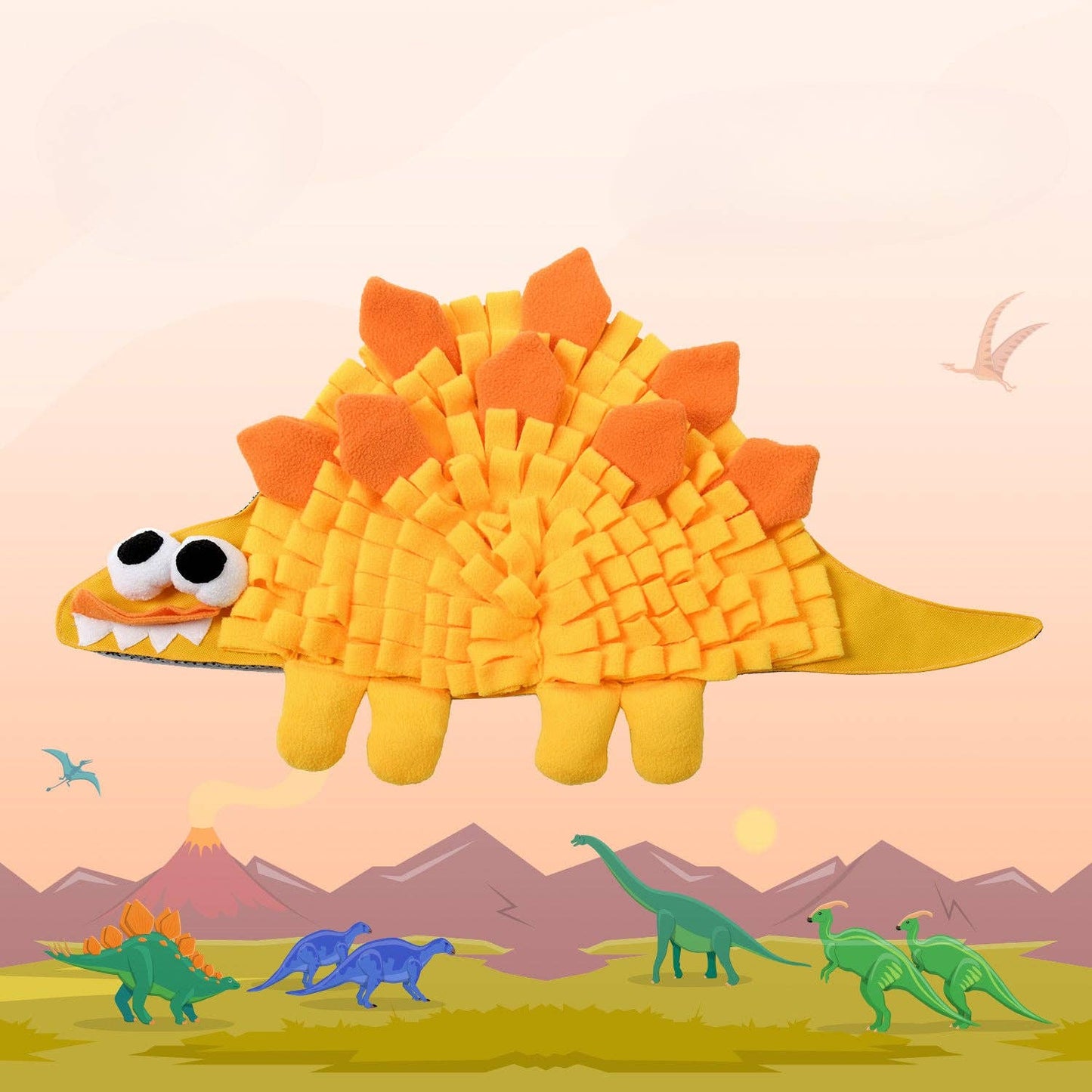Playful Dinosaur Snuffle Mat