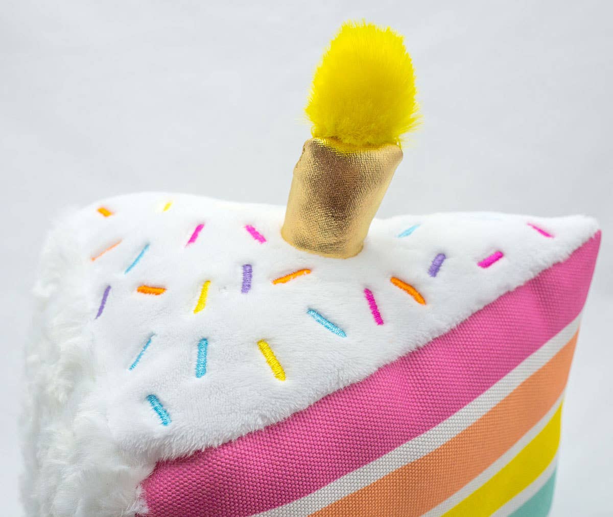 Birthday Cake Plush Dog Toy